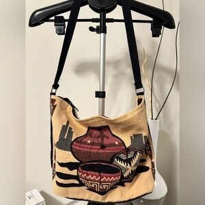 EL Paso Saddle Blanket Co. Large Tote Bag 16 × 12.5" Woven Pottery
Southwestern